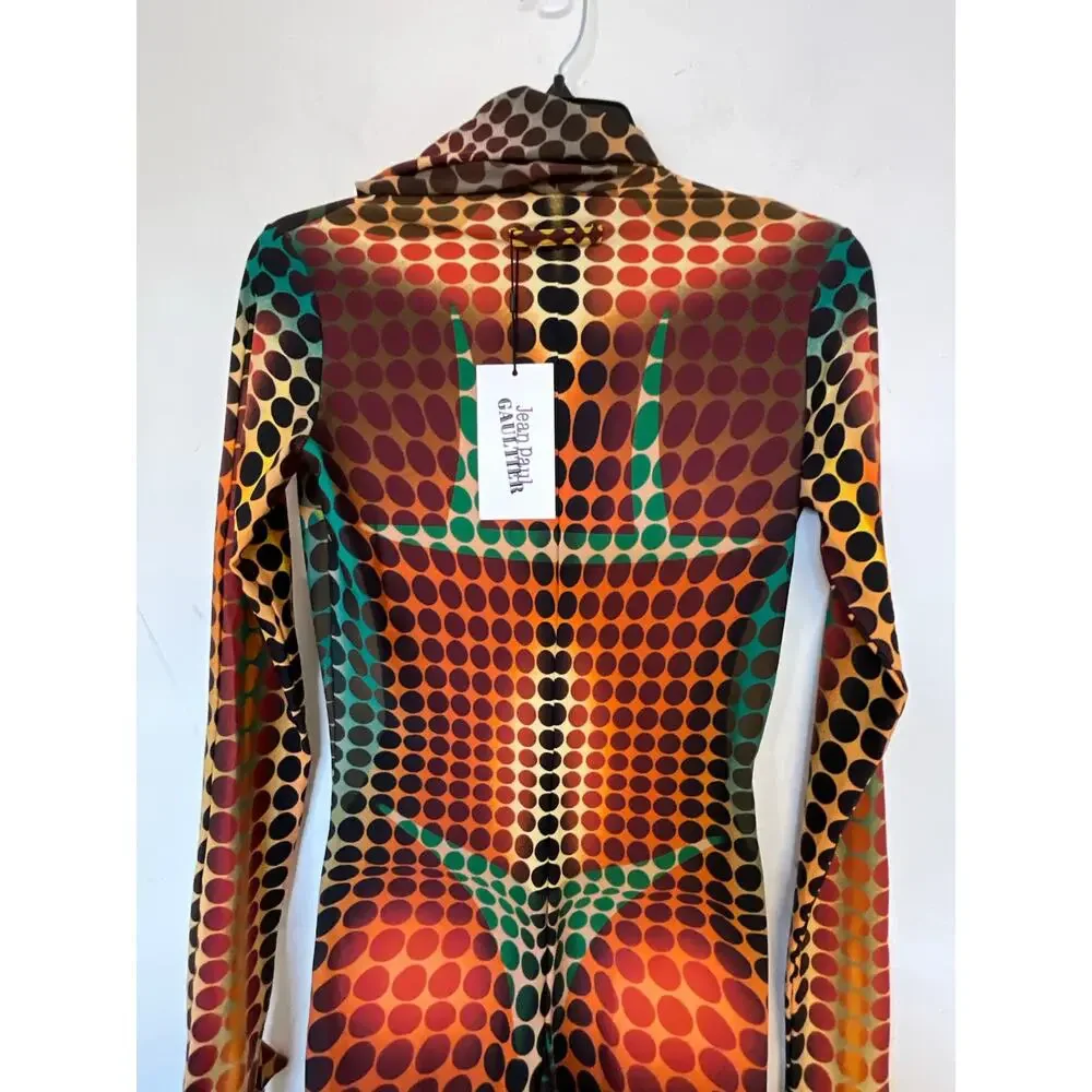 Jean Paul Gaultier high neck hooded jumpsuit - Picture 5 of 13